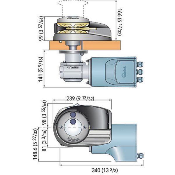 AL3 Vertical Windlass with Drum - Image 4