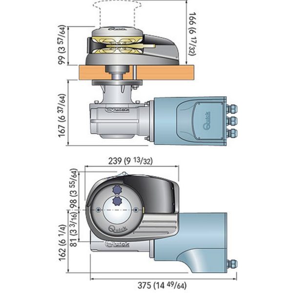 AL3 Vertical Windlass with Drum - Image 6
