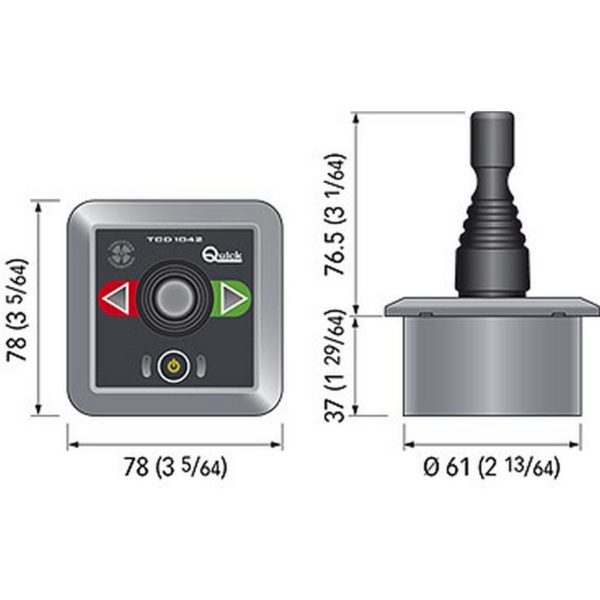 TCD 1042 Single Joystick Controller - Image 2