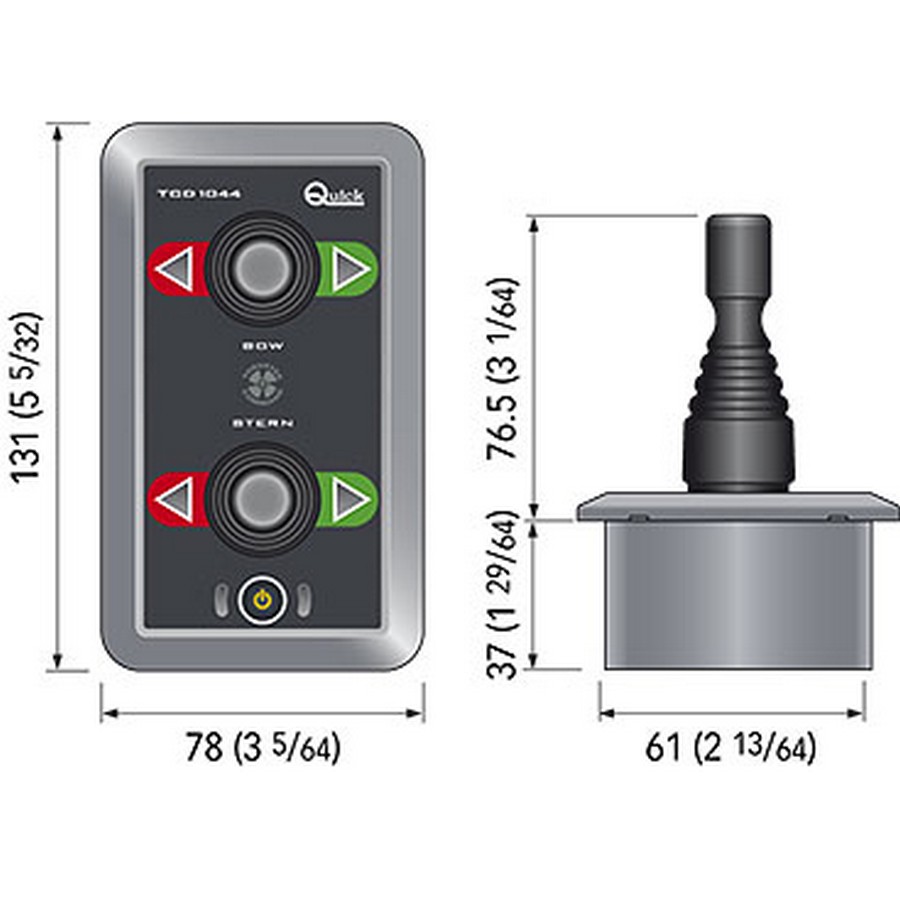 TCD 1044 Double Joystick Controller - Quick USA