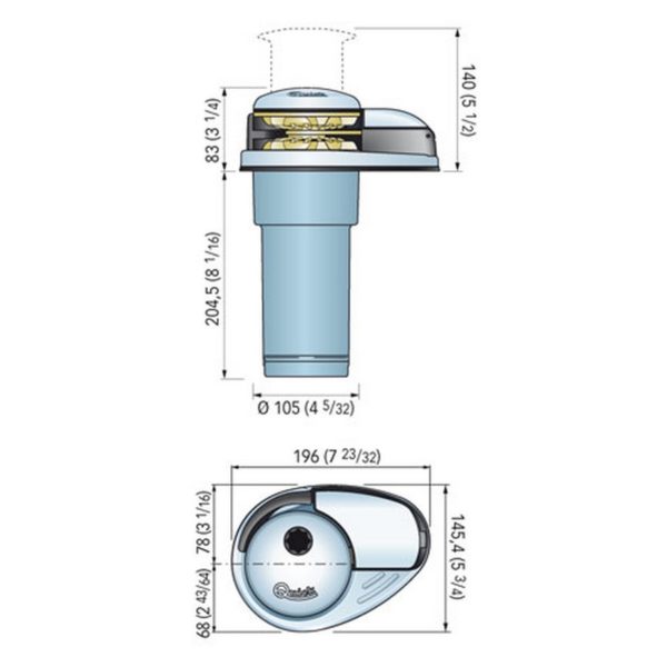 DP2E Vertical Windlass with Drum - Image 2